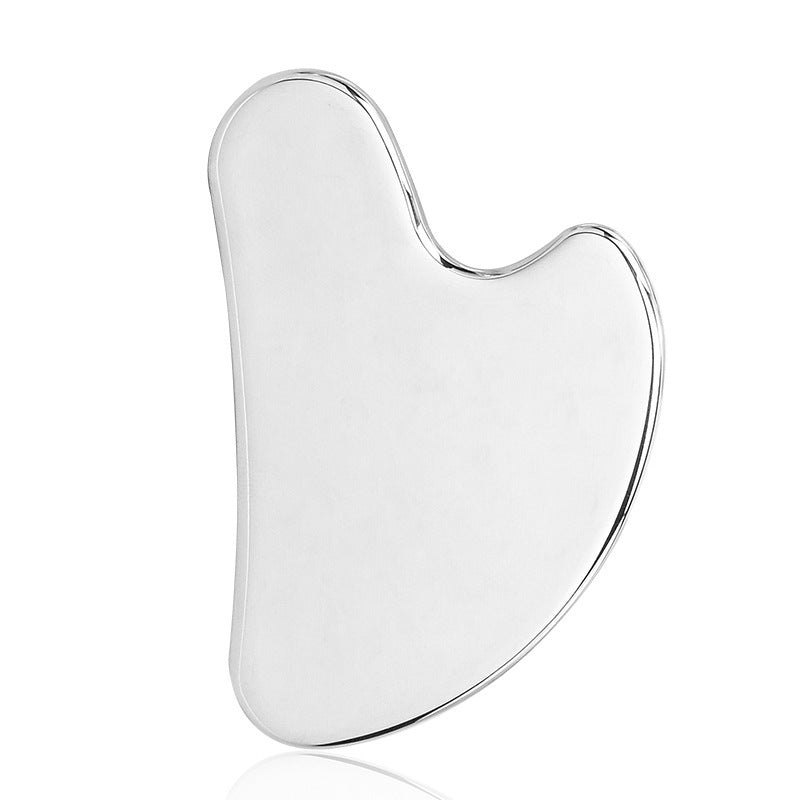 Facial Stainless Steel Massage Board Heart-shaped Eye Meridian Muscle-poking Stick