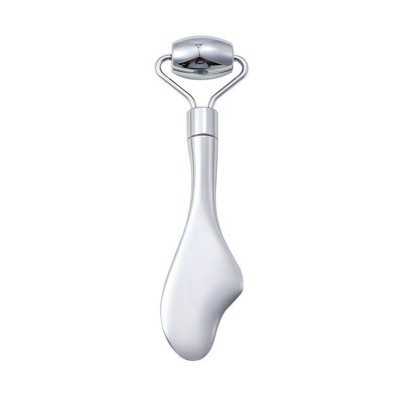 Facial Stainless Steel Massage Board Heart-shaped Eye Meridian Muscle-poking Stick