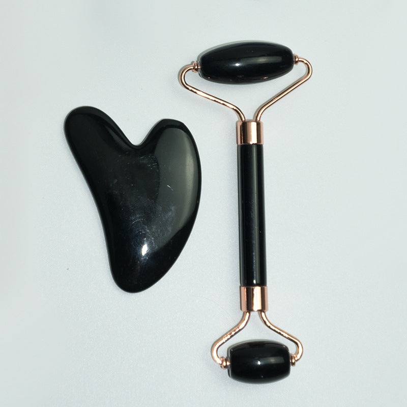 Facial Stainless Steel Massage Board Heart-shaped Eye Meridian Muscle-poking Stick