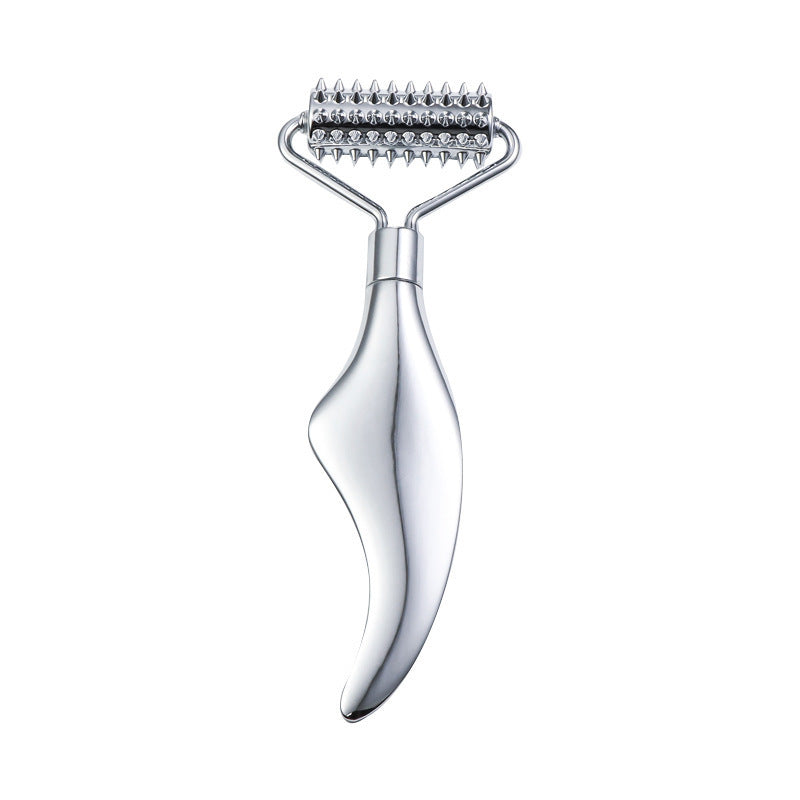 Facial Stainless Steel Massage Board Heart-shaped Eye Meridian Muscle-poking Stick