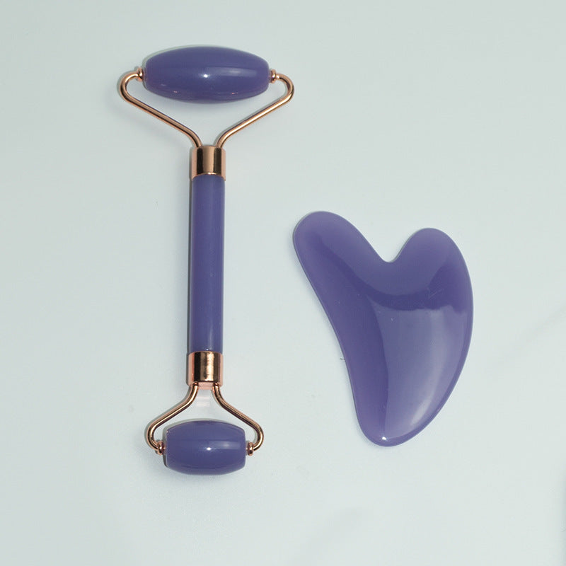 Facial Stainless Steel Massage Board Heart-shaped Eye Meridian Muscle-poking Stick
